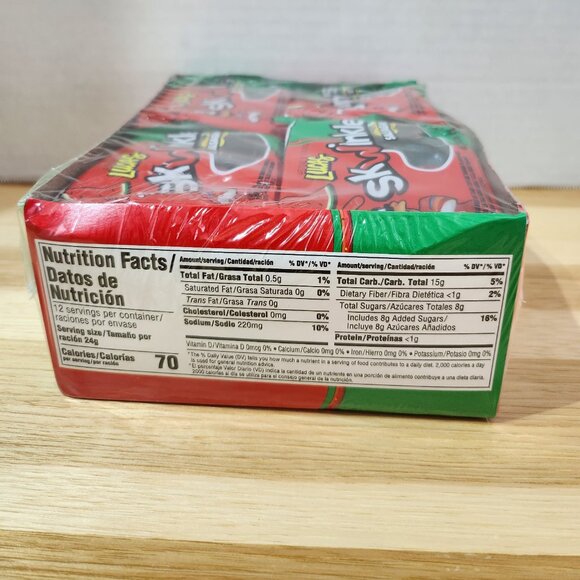 Lucas Skwinkles 12ct Salsagheti Sandia Watermelon Mexican Candy - Picture 4 of 4